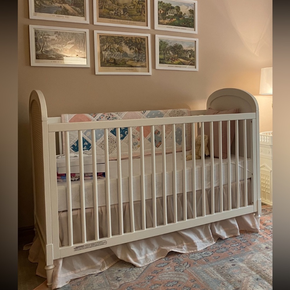 Restoration Hardware Crib Skirt